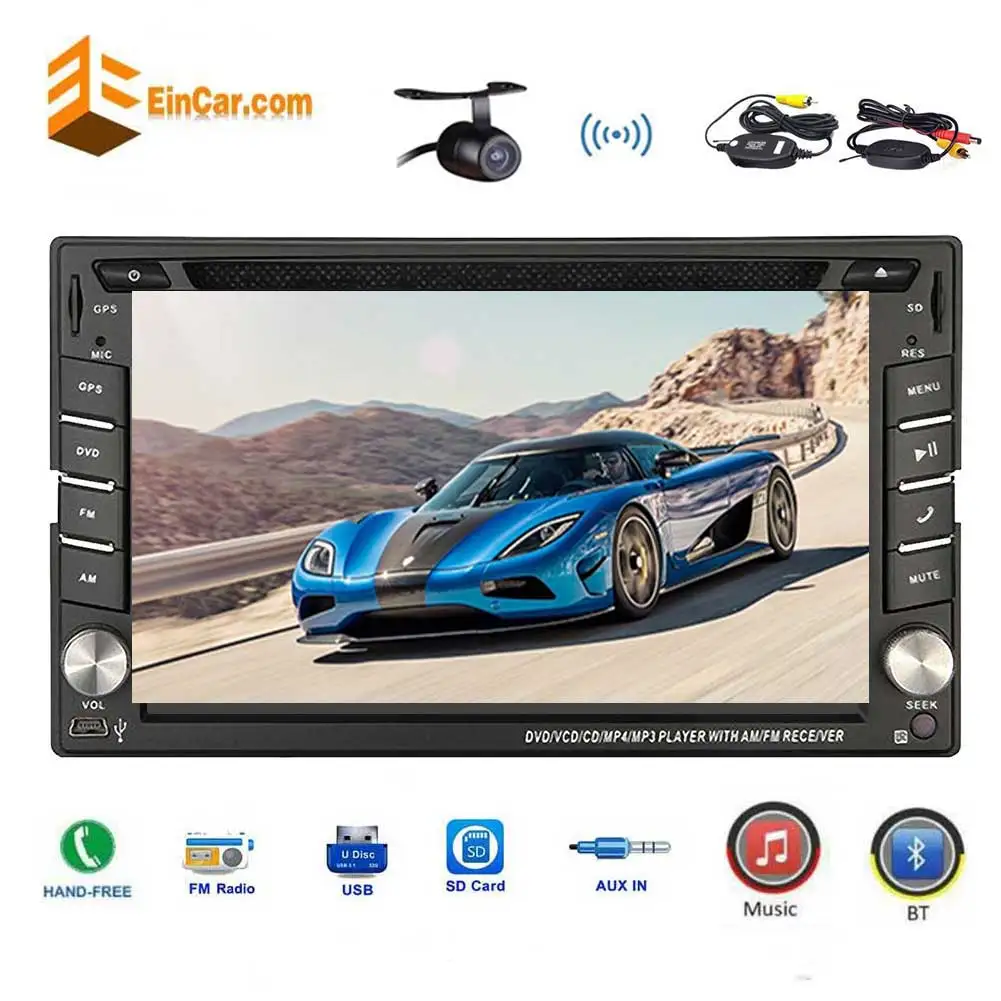Eincar двойной 2 Din автомобильный DVD CD плеер 6 &quotсенсорный экран стерео gps навигация
