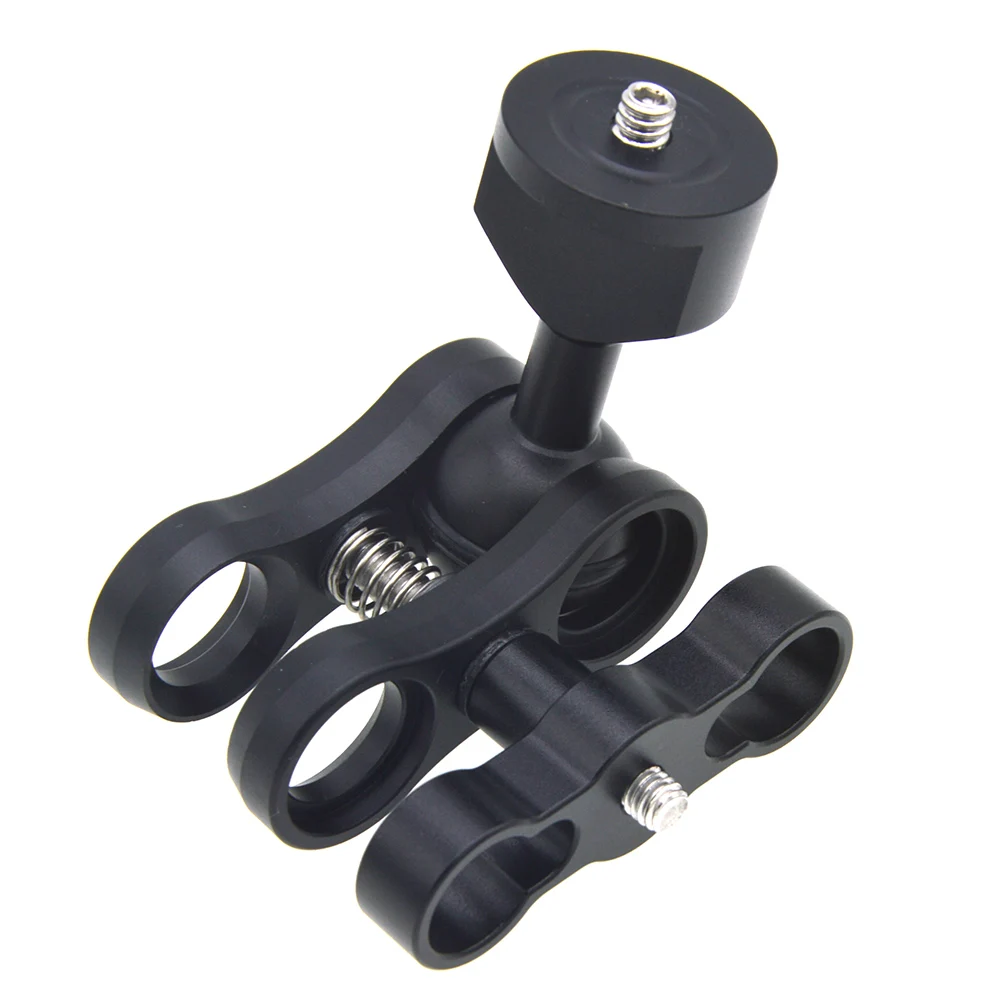 OPQ 2Pcs 1 дюймовый шаровой адаптер с 1/4 дюймовым винтом для подводной камеры поднос