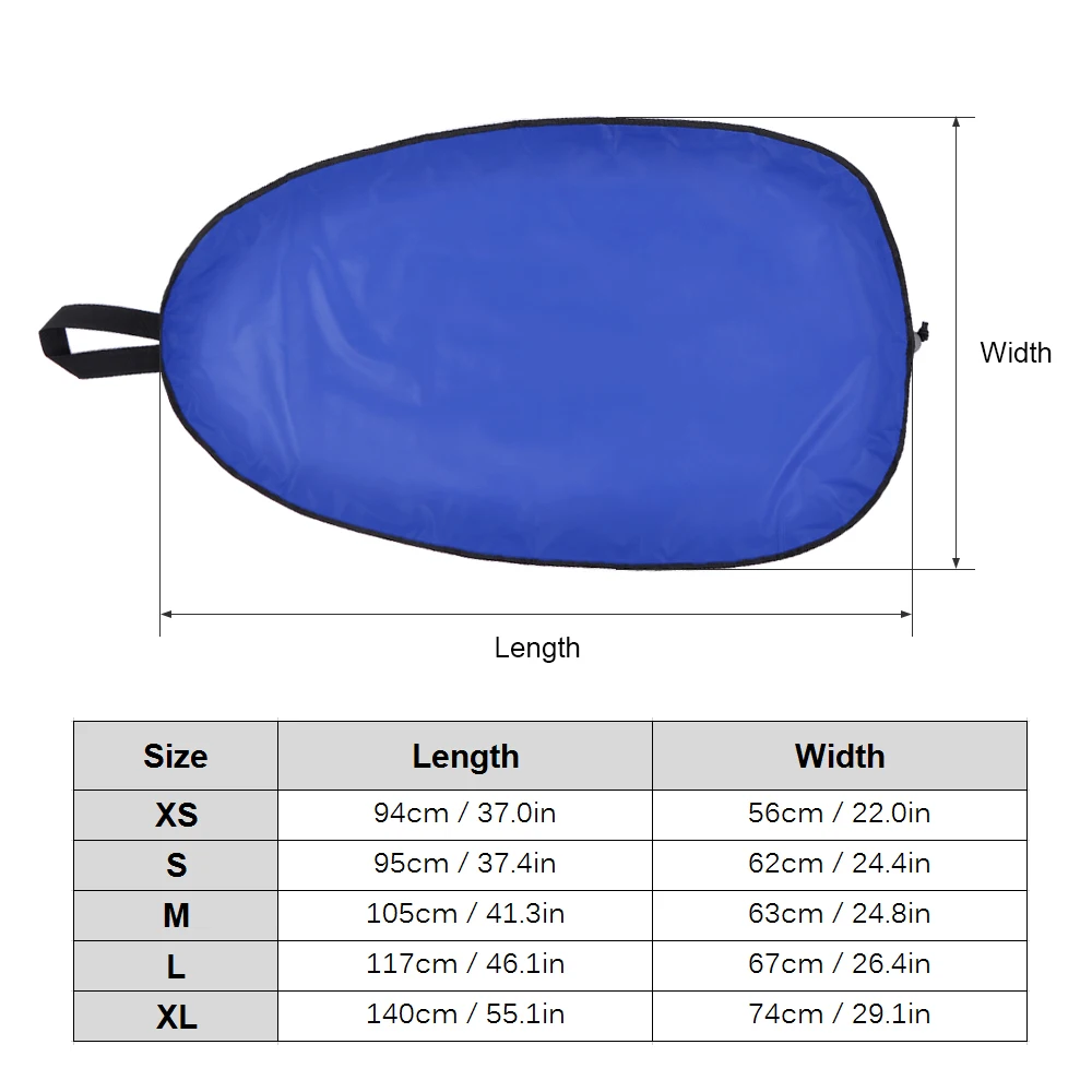 Kayak Cockpit Cover with Clips Waterproof Dustproof Shield Ocean Protector Accessories | Спорт и развлечения
