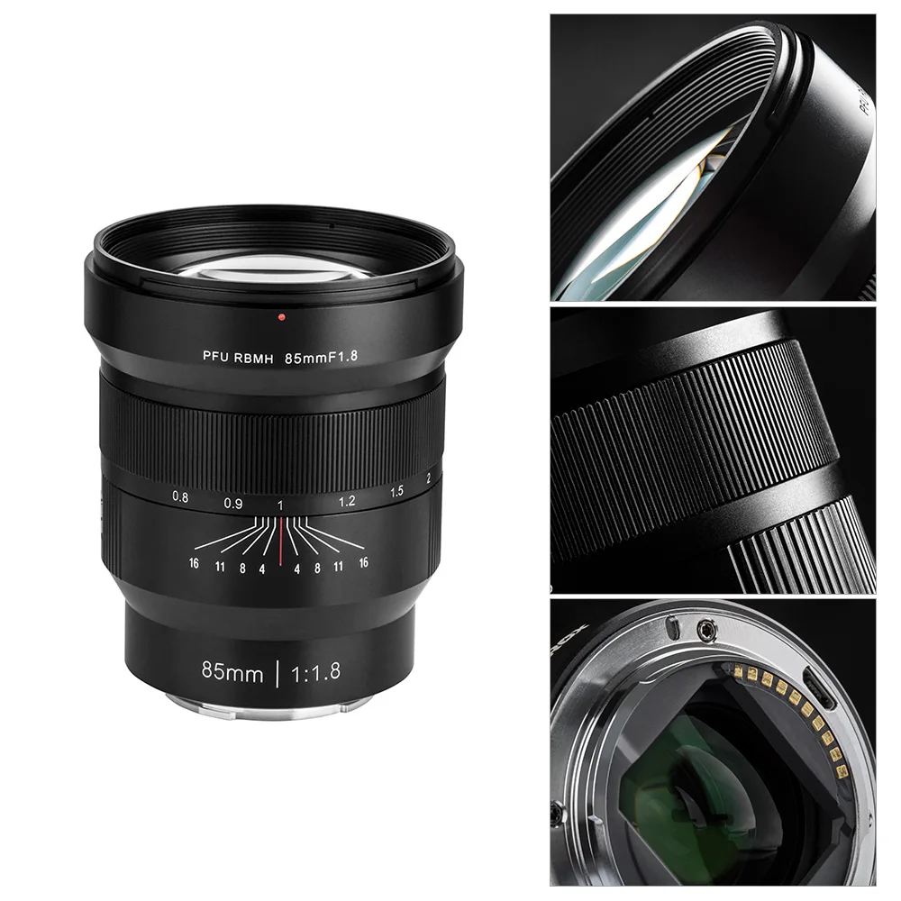 Viltrox PFU RBMH 85 мм F1.8 широкоугольный объектив с полной оправой ручная фокусировка