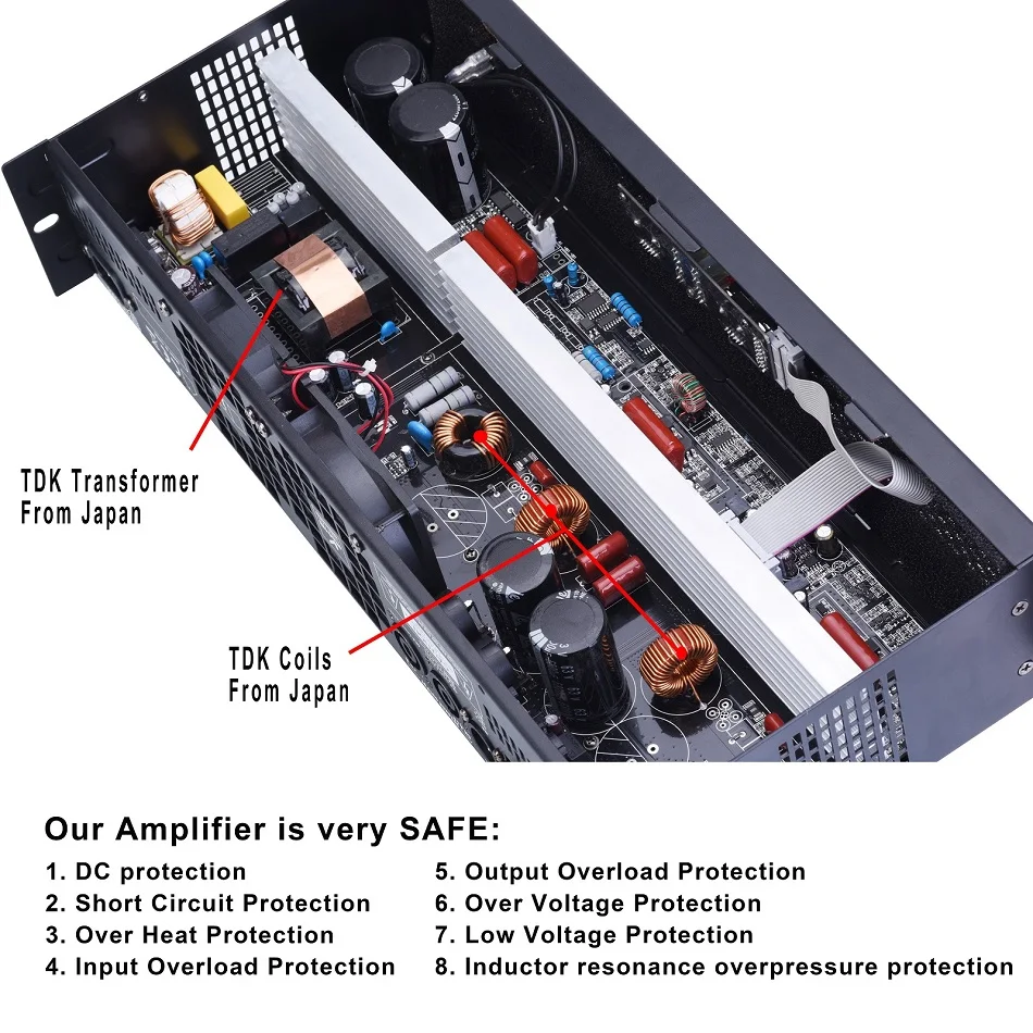2 канала класса D 400 Вт на 8ohm Mosfet Профессиональный Мощность усилитель домашний