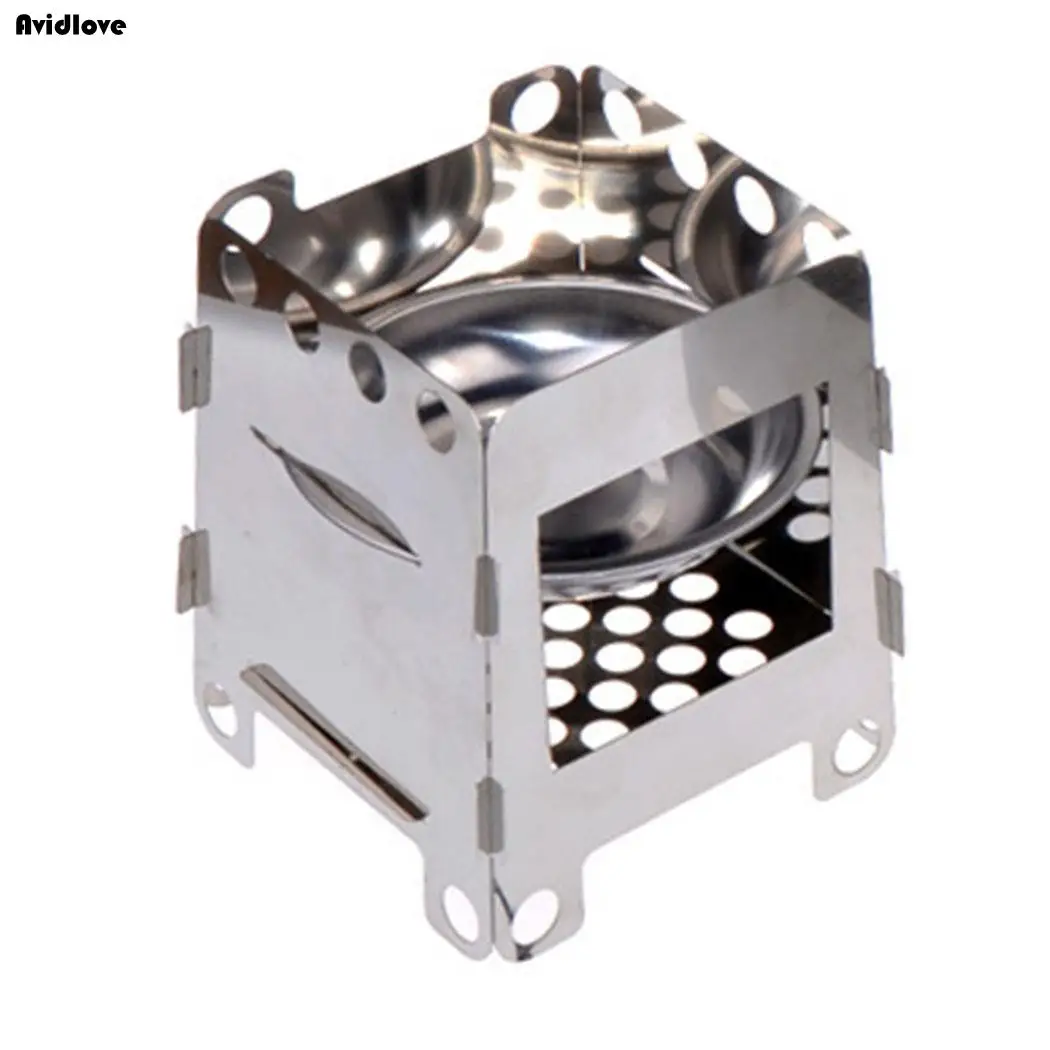 Detachable Stove 0 Barbecue Outdoor 2 Stainless 7 Silver Firewood Steel Cooking Portable kg Picnic | Спорт и развлечения
