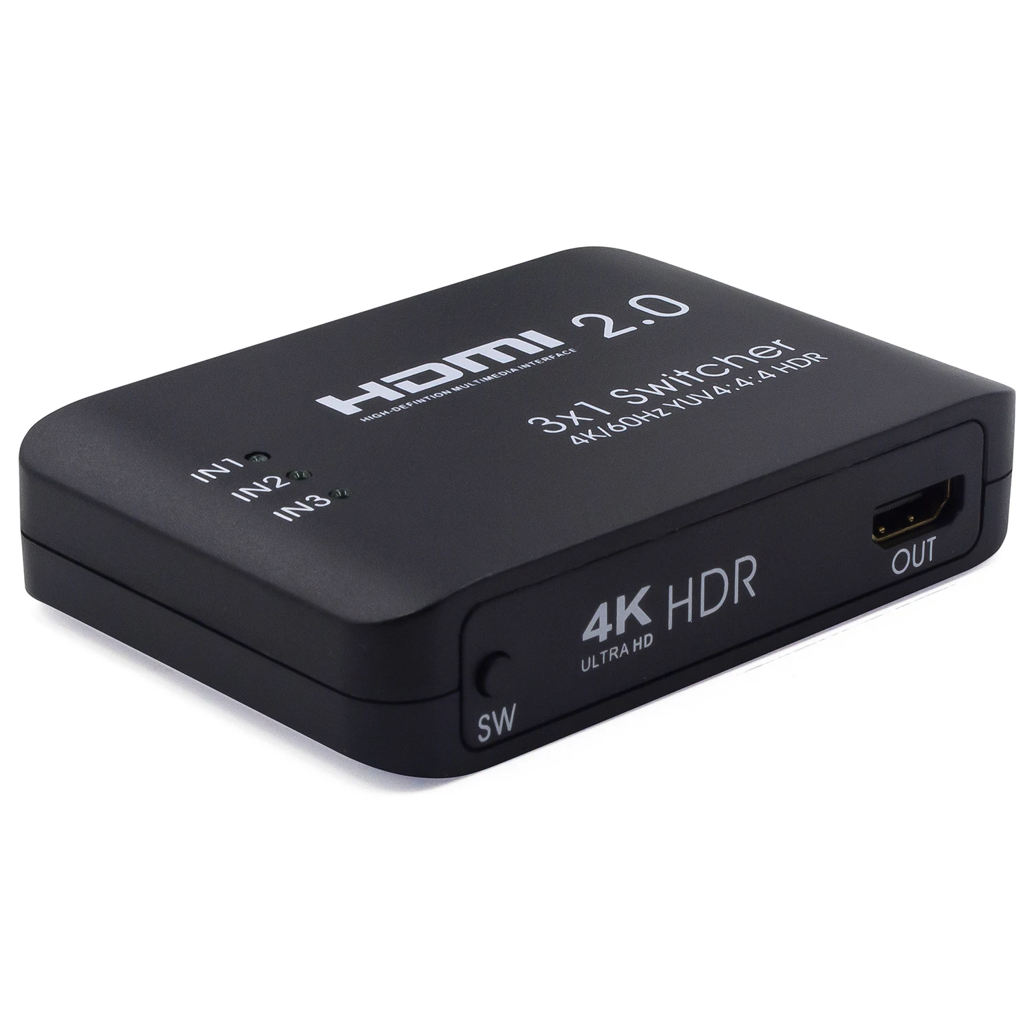 3x1 HDMI переключатель 4K 60Hz 4:4:4 UHD HDR HDCP 2 CEC 18 Гбит/с ультра тонкий | Электроника