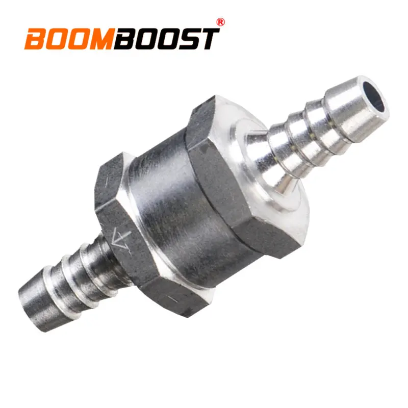 

1 PC Check Valve 8mm 5/16" For Petrol Diesel Marine Arrow Fit Carburettor Fuel Non-Return One Way Aluminum Alloy