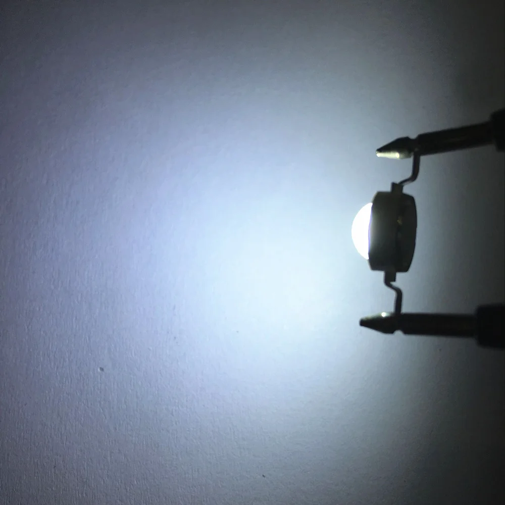 500 шт./лот реальный ватт 1 Вт 3 SMD встроенный чип COB для светодиодной лампы сделай