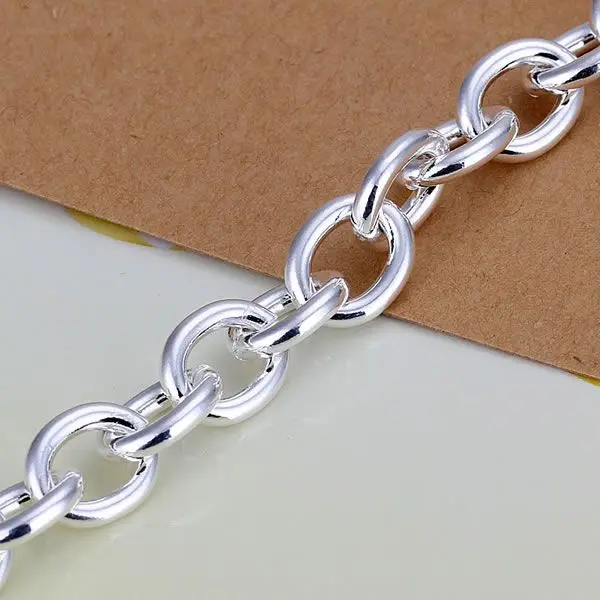 H269 925 Изящные серебряные браслеты для женщин очаровательные модные ювелирные