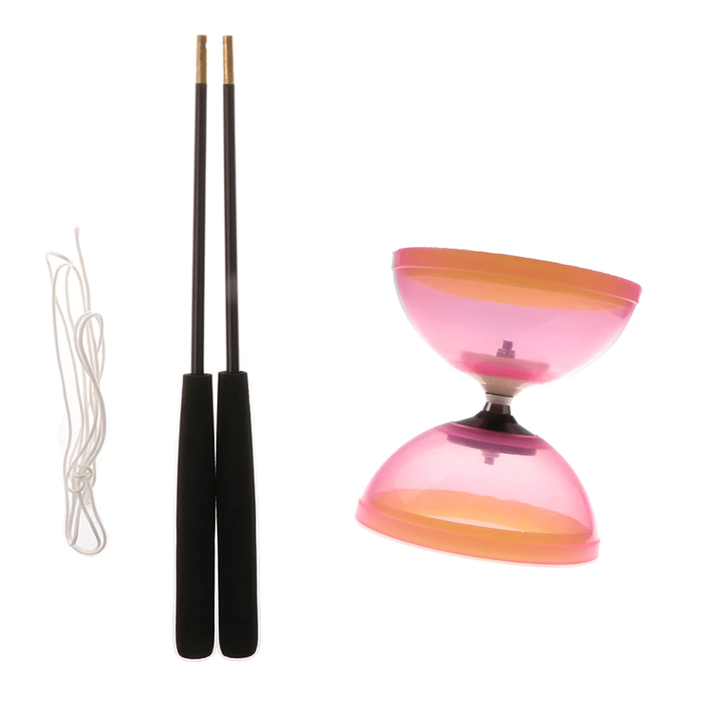 Diabolos китайские традиционные игрушки для жонглирования YoYo 1 Bearing Diabolo набор с