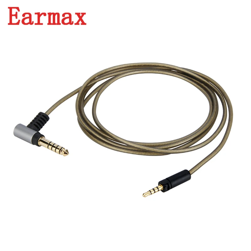 Наушники Earmax 4 мм HIFI обновленный кабель OFC посеребренный аудиокабель Aux для Sennheise
