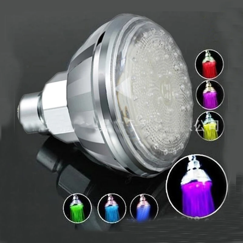 

ABS Material No Need Betteries of 7 Colors LED Shower Head