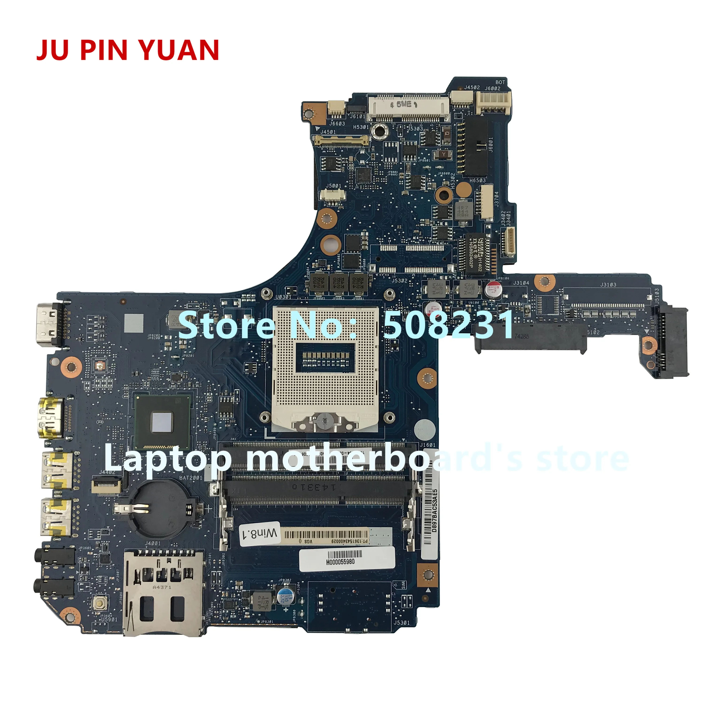 H000055980 Mainboard For Toshiba Satellite S50 S55T S55 S55-A S55-A5188 Laptop Motherboard Socket PGA 947 HM86 DDR3L Fully Teste