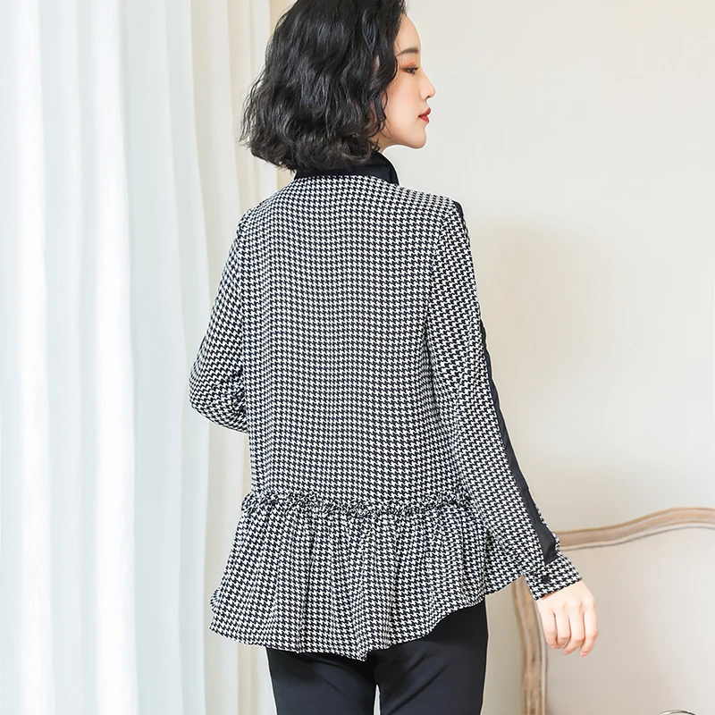 2019 New Spring Women Shirts Full Sleeve Chiffon Loose Plover Render Western Style Blouse Shirt 606 | Женская одежда