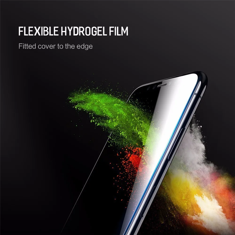 Гидрогелевая пленка 6D с полным покрытием для iphone 6 6S 7 8 Plus X 11 12 Pro мягкая защитная