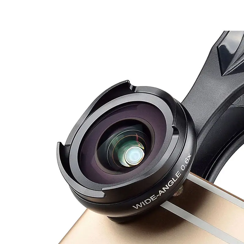 Комплект объективов Apexel Pro Optic для смартфона 4K Hd широкий угол обзора 0 6x +
