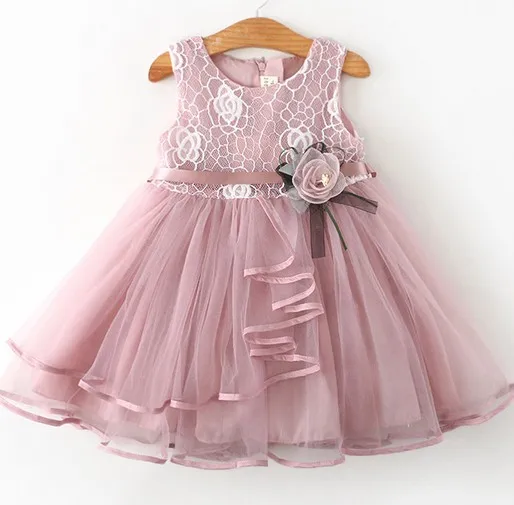 Pudcoco Boho Flower Girl Princess Dress Kids Baby Party Wedding Bridesmaid Tulle Tutu Dresses Sleeveless Summer Clothes | Детская одежда