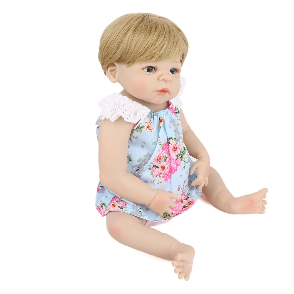 Кукла новорожденная принцесса NPKDOLL милый младенец полное тело силиконовая