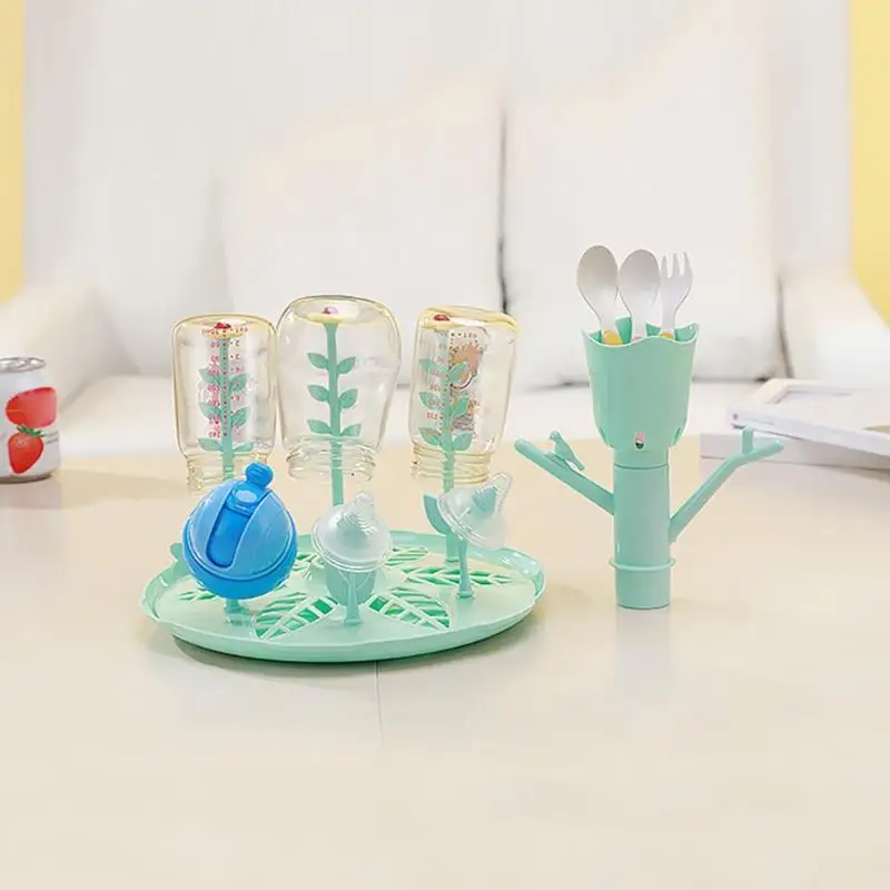 

2019 Baby Milk Bottle Drying Rack Nipple Shelf Pacifier Cup Holder Infant Feeding Bottle Pacifier Drying Rack for Cup PNLO