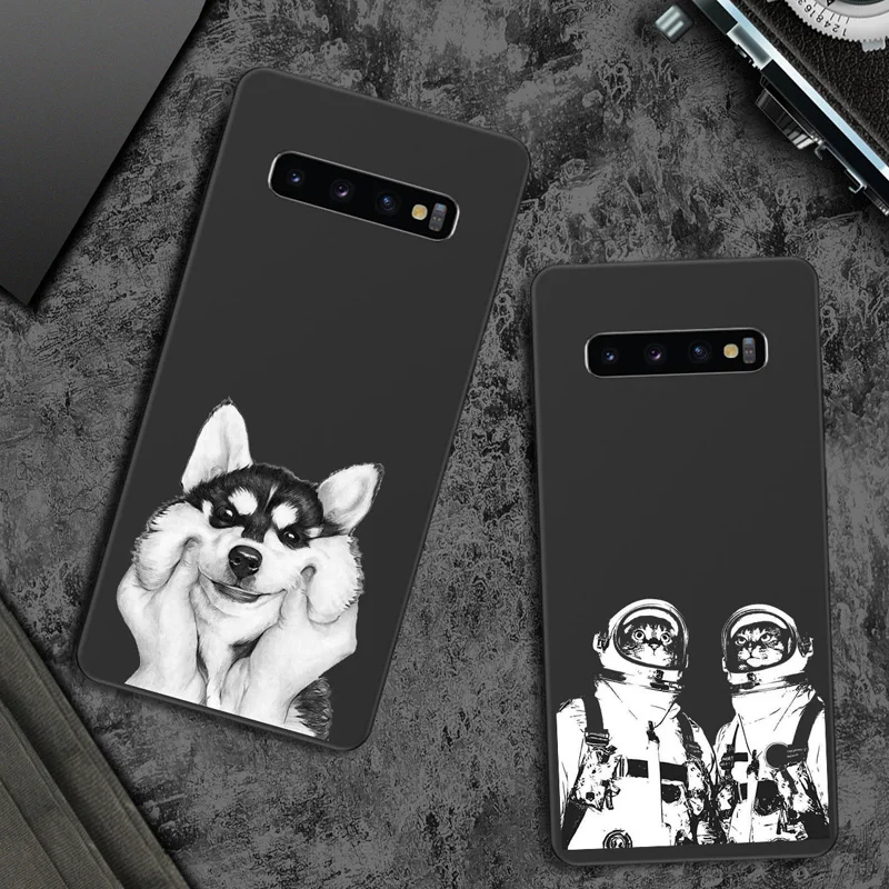 Lovebay Phone Case For Samsung Galaxy S8 S9 S10 Plus Lite Note 8 9 Cartoon Cat Dog Flamingo Pig Soft Silicon TPU |