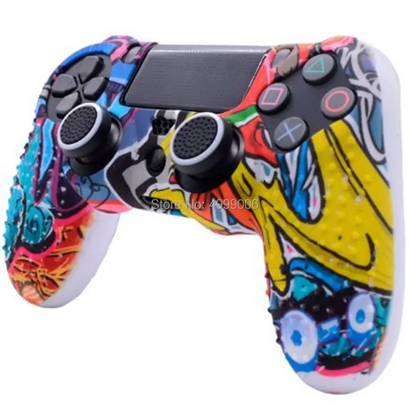 Противоскользящий силиконовый чехол защитный резиновый для Sony PlayStation Dualshock 4 PS4 DS4