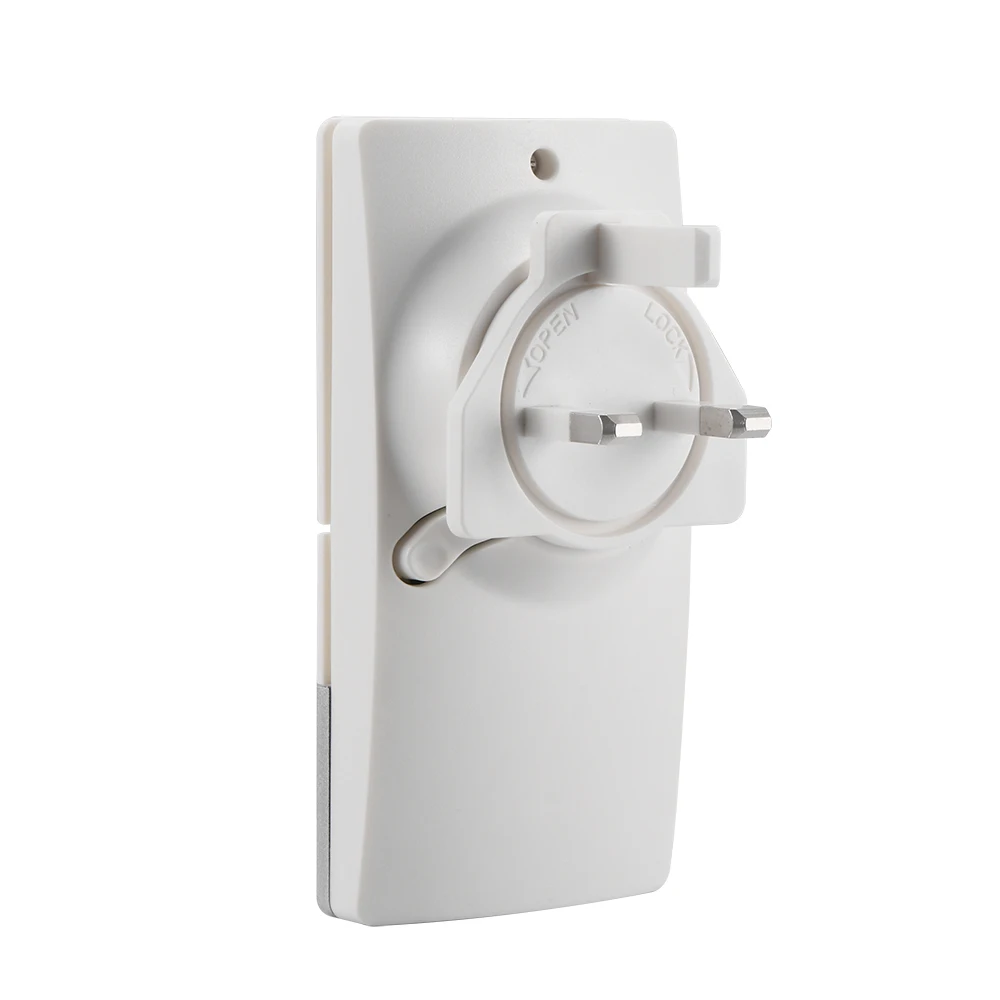 Wireless Waterproof Doorbell 1 Button 2 Receiver 100M Remote Control Smart Cordless Home door bell 38 chime EU US UK Plug | Обустройство