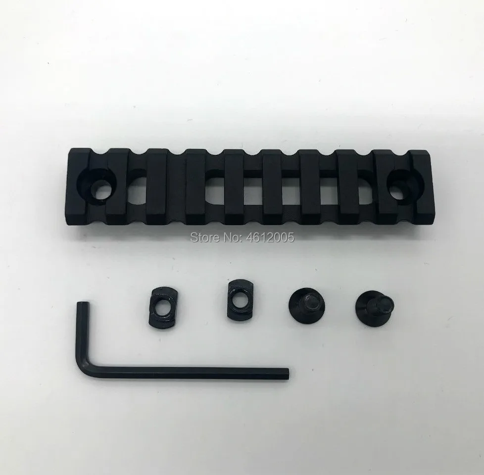 9 Слот выдолбленный MLOK Rail секция Picatinny для Handguard Mount Sytstem|Кронштейны и аксессуары