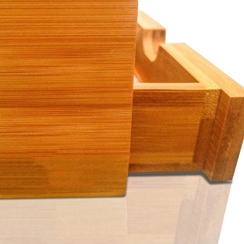 Чайный ящик натуральный комод с прозрачной откидной крышкой 8 секций для