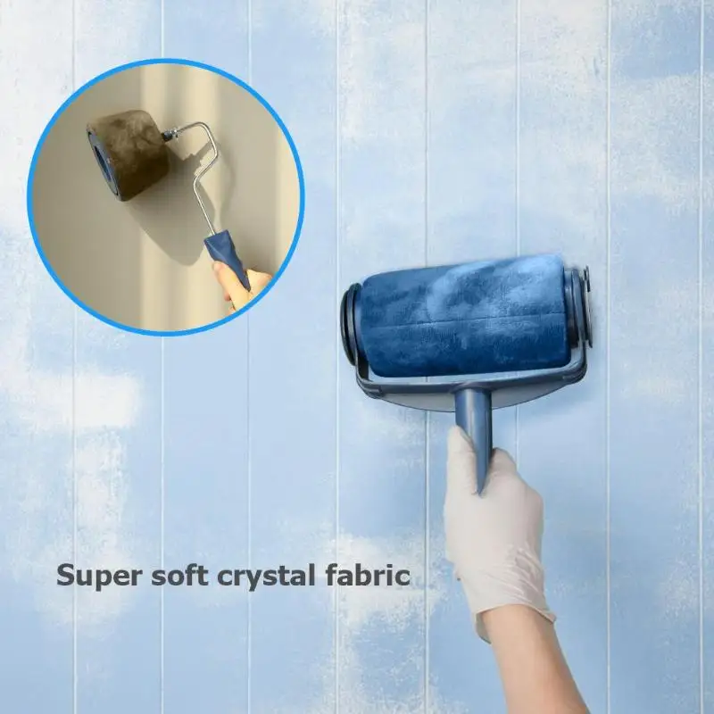 8 шт./компл. DIY Краска бегунок Pro роликовая щетка набор инструментов ручка