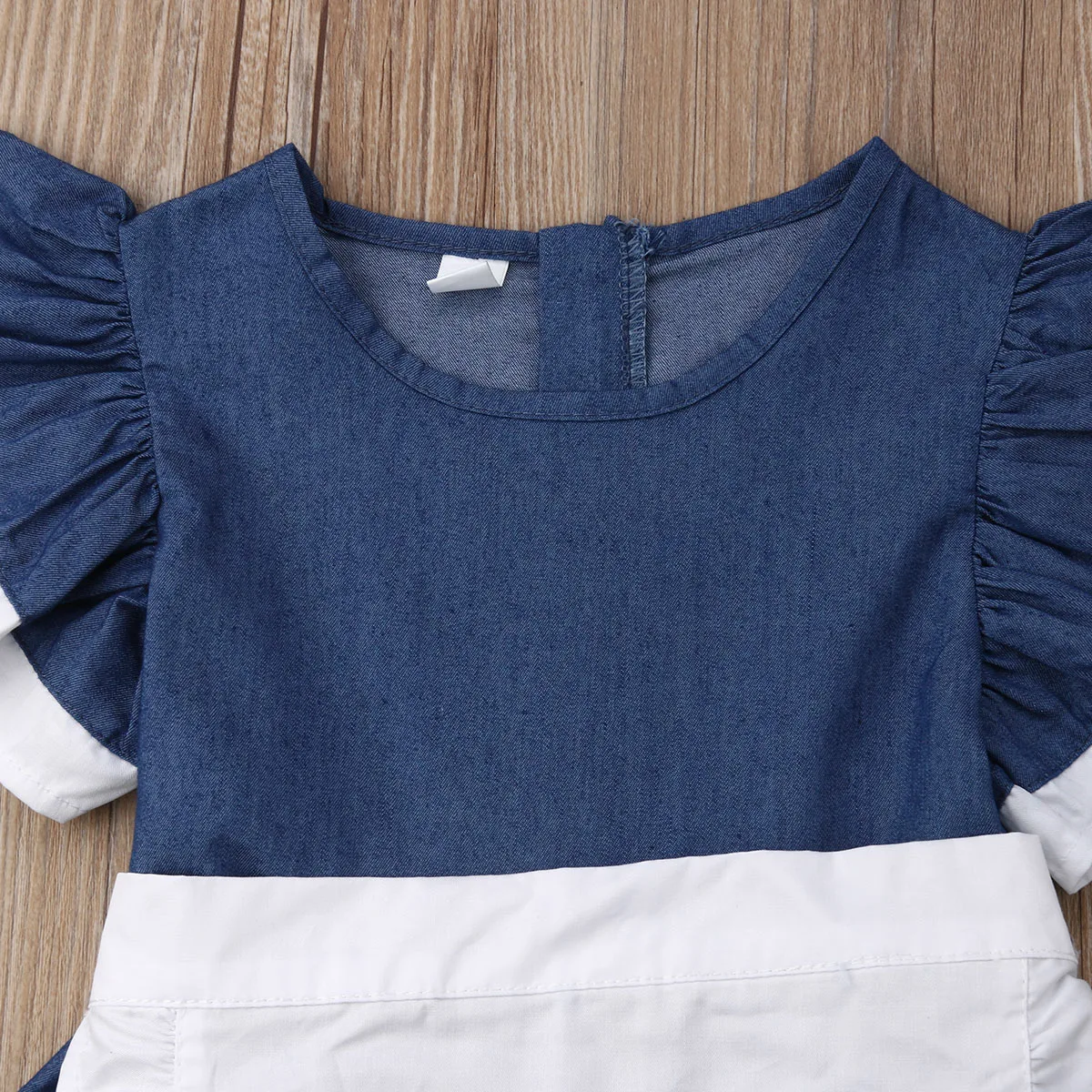 Girl Dress Cotton Striped Kids Baby Girls Party Crop Tops+ A-lined Outfit Sets Size 3-7Y |