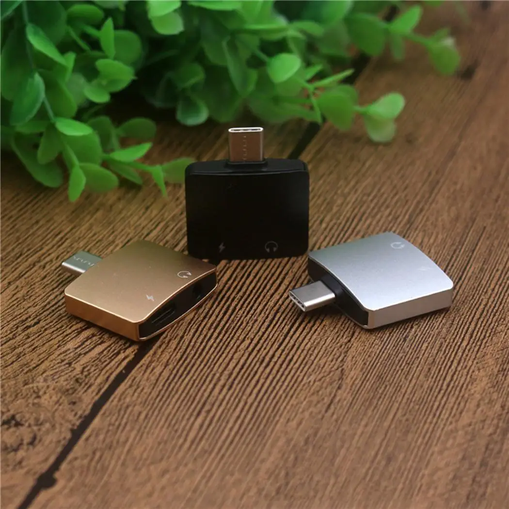 Наушники 2 в 1 адаптер Тип C до 3 5 мм Aux аудио кабель USB разъем гарнитура зарядный для