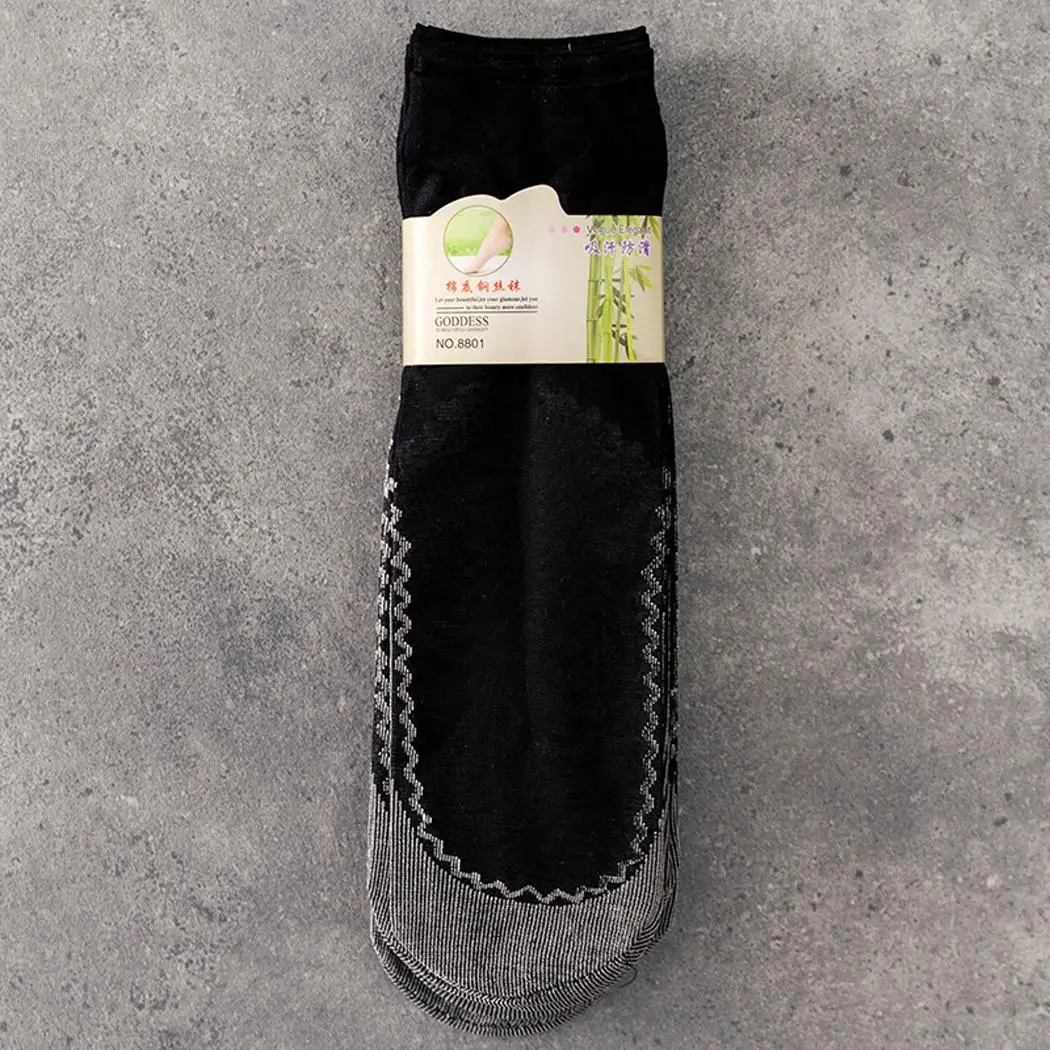 Для женщин Мода лодыжки пэчворк дышащие носки черный серый светло кофейный