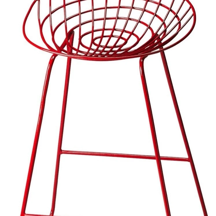 Butler Ludwig Red Metal Bar Stool |