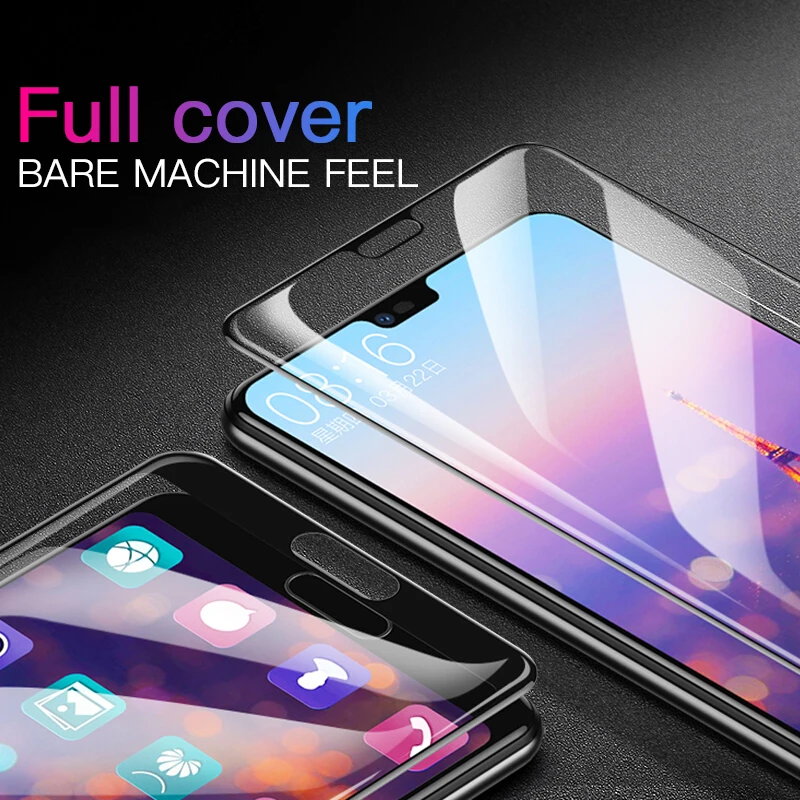 Защитное стекло 9D закаленное для Huawei honor 8x 8c 9 8 7x lite 9lite | Мобильные телефоны и