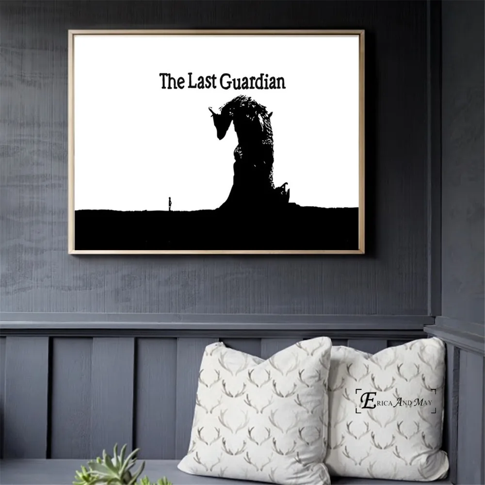 The Last Guardian Game окрашенные холщовые постеры и принты для гостиной без рамки