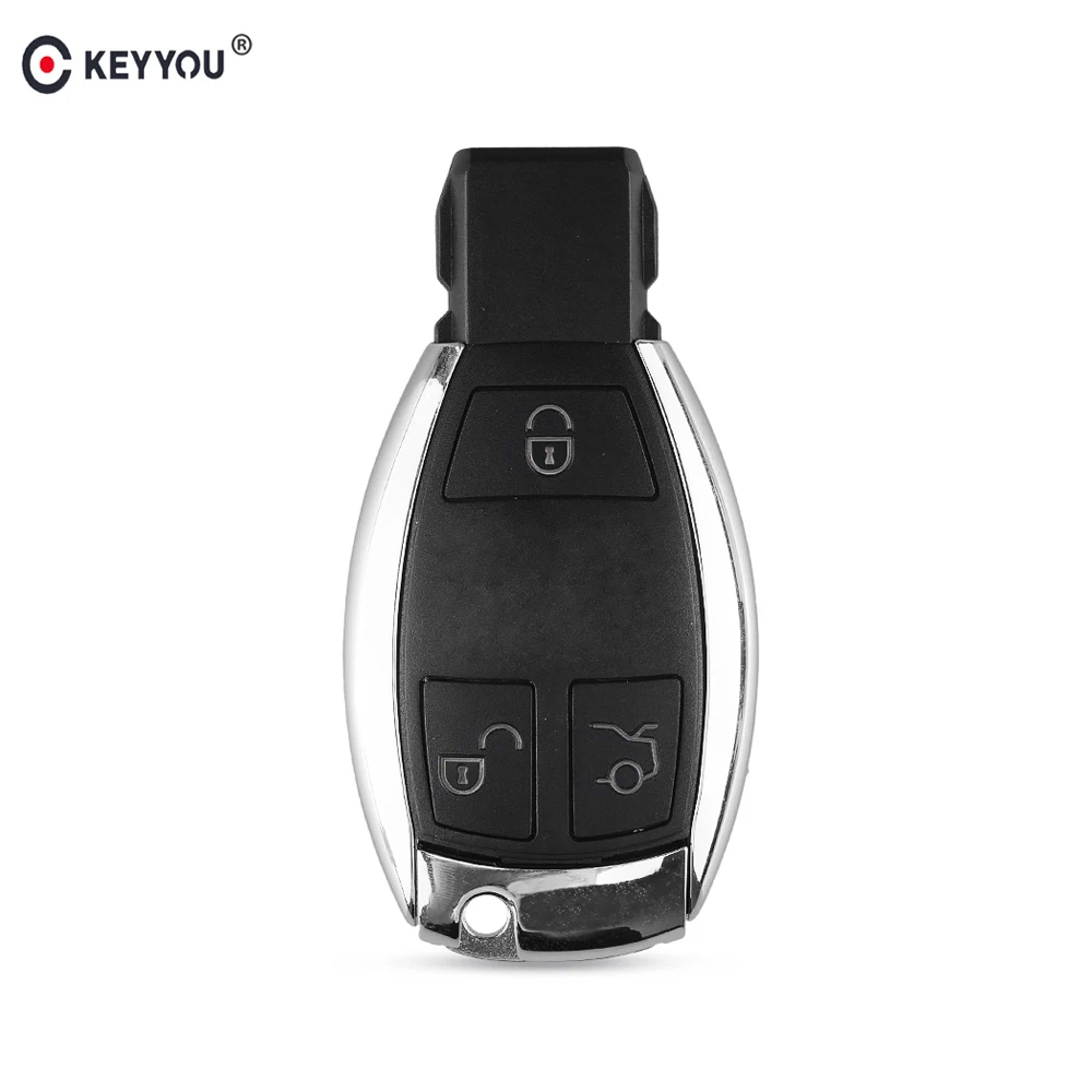 KEYYOU 3 кнопки дистанционного ключа автомобиля в виде ракушки для Mercedes Benz Smart Key W203