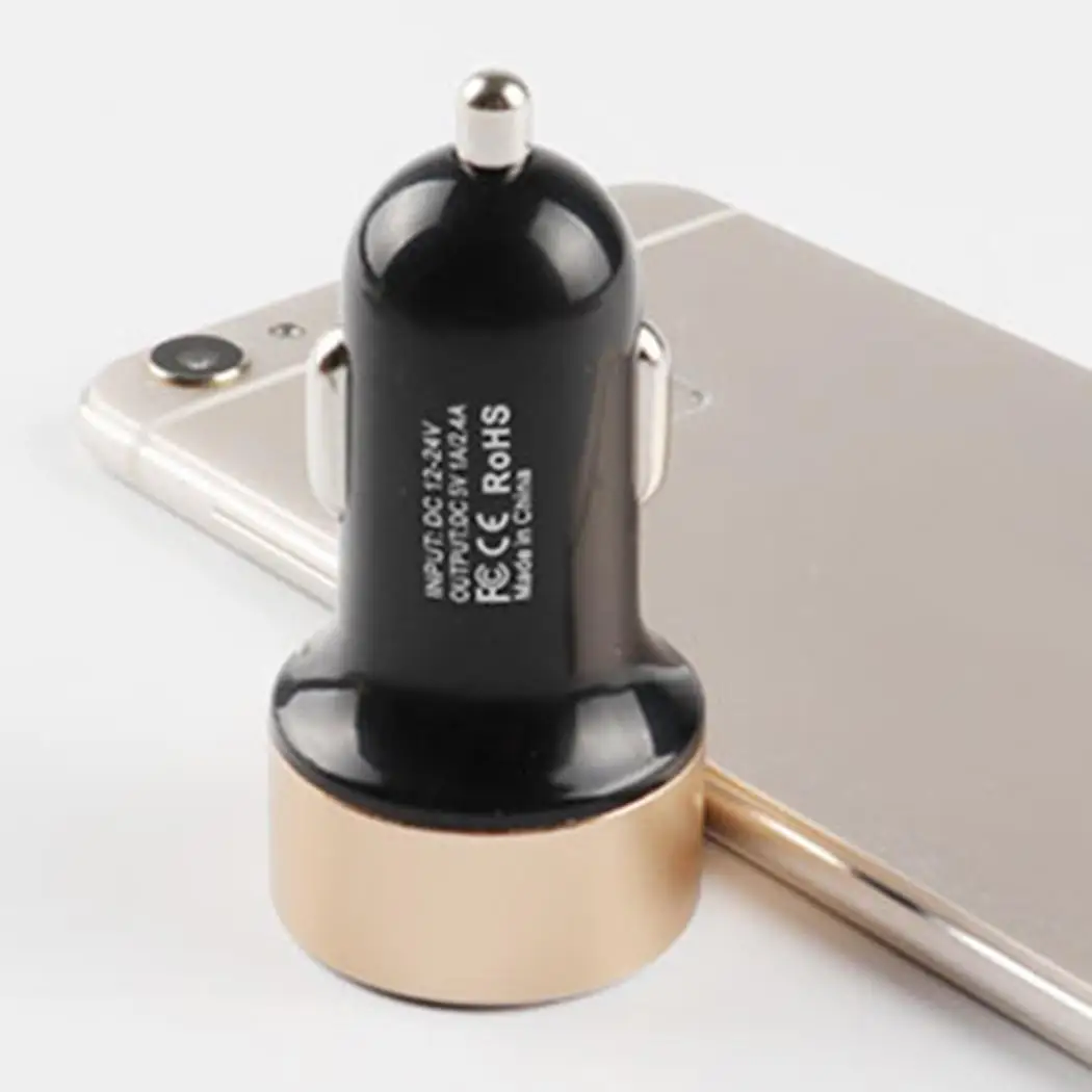 Генеральный Dual USB прикуриватель зарядный Порты и разъёмы 12 V 24 автомобиль