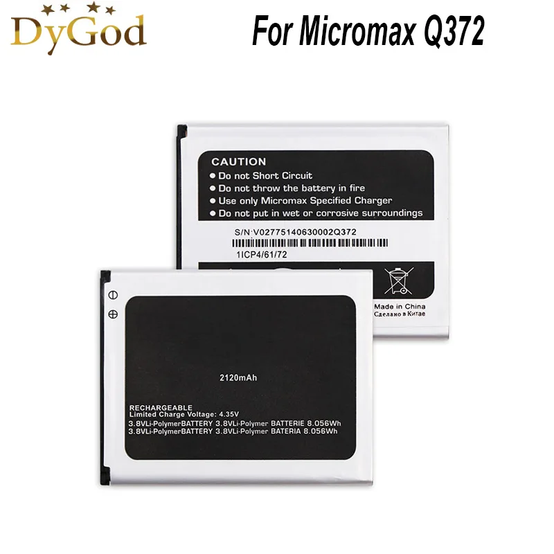 

DyGod 2120mAh 3.8V Battery for Micromax Q372 High Quality mobile phone Battery
