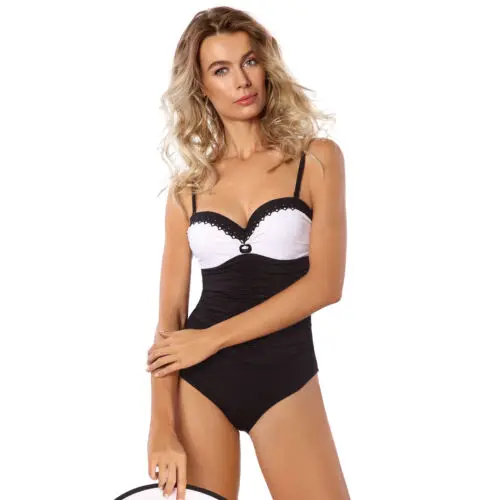 Новинка Женский цельный купальник летний сексуальный бандажный купальный