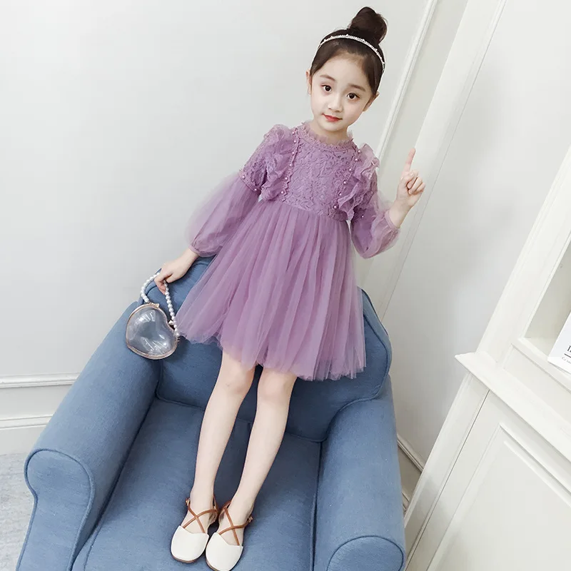 2019 Kids Baby Girls Floral Tutu Dress Party Wedding Dresses Princess Tulle Long Maxi Summer Children Girl Clothing | Детская одежда и