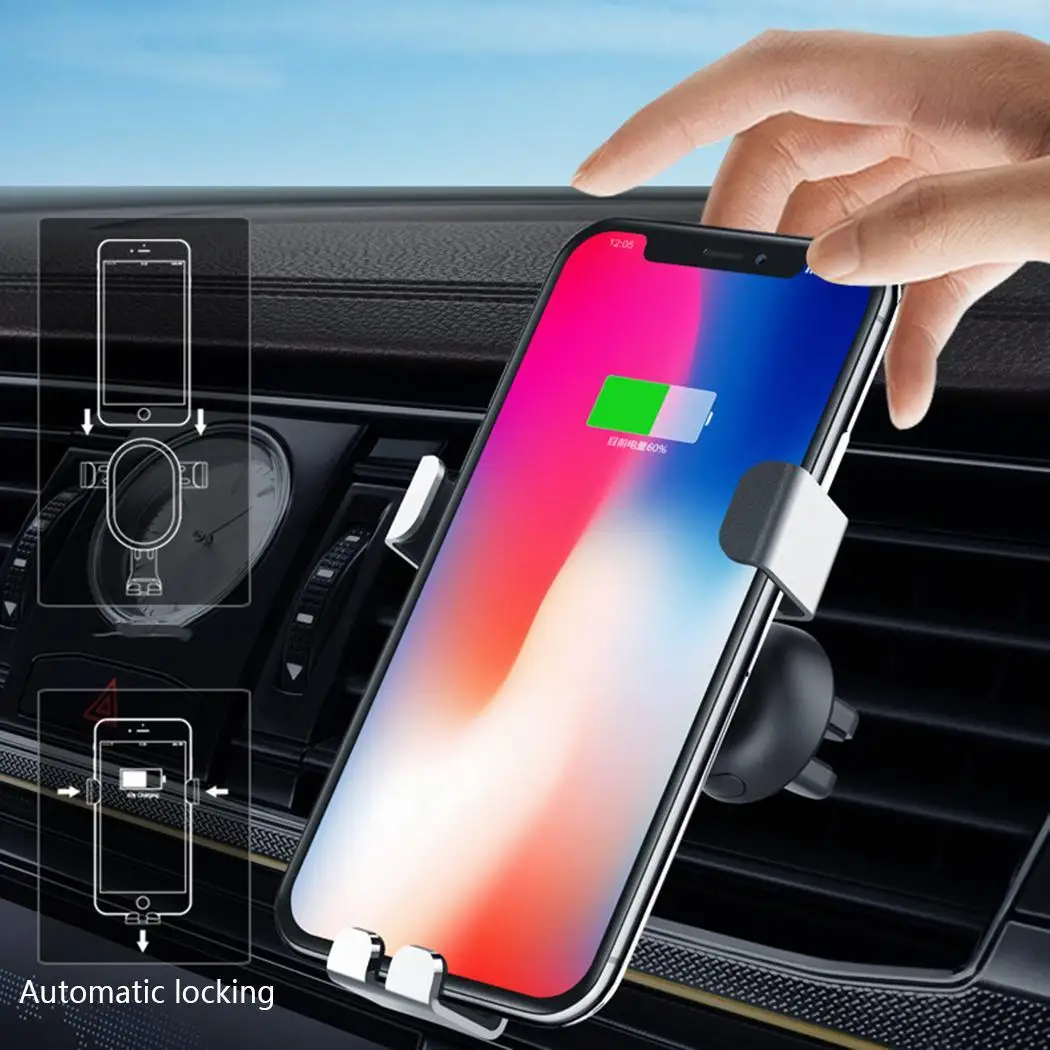 XR 9 телефон S8 крепление X Беспроводной 8 зарядки iPhone XS для S9 держатель Примечание Max