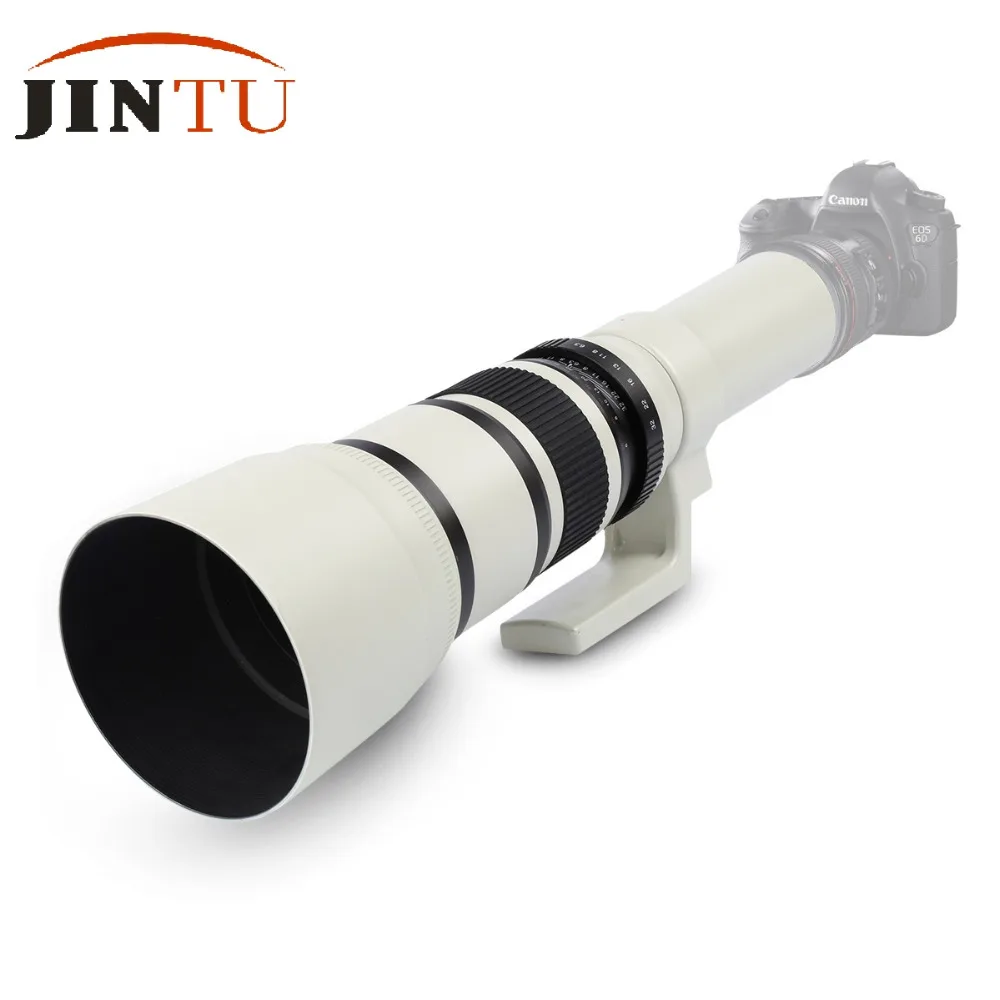 JINTU 650 1300 мм 2600 супер телеобъектив + 2x телеконвертер подарочный комплект для