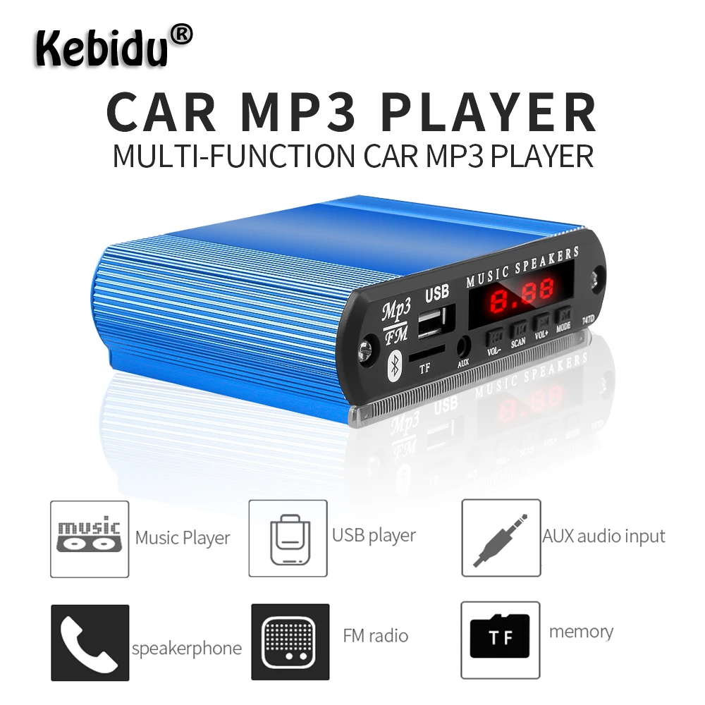 Беспроводной Bluetooth MP3 декодер Kebidu плата музыкальный плеер WMA автомобильное радио