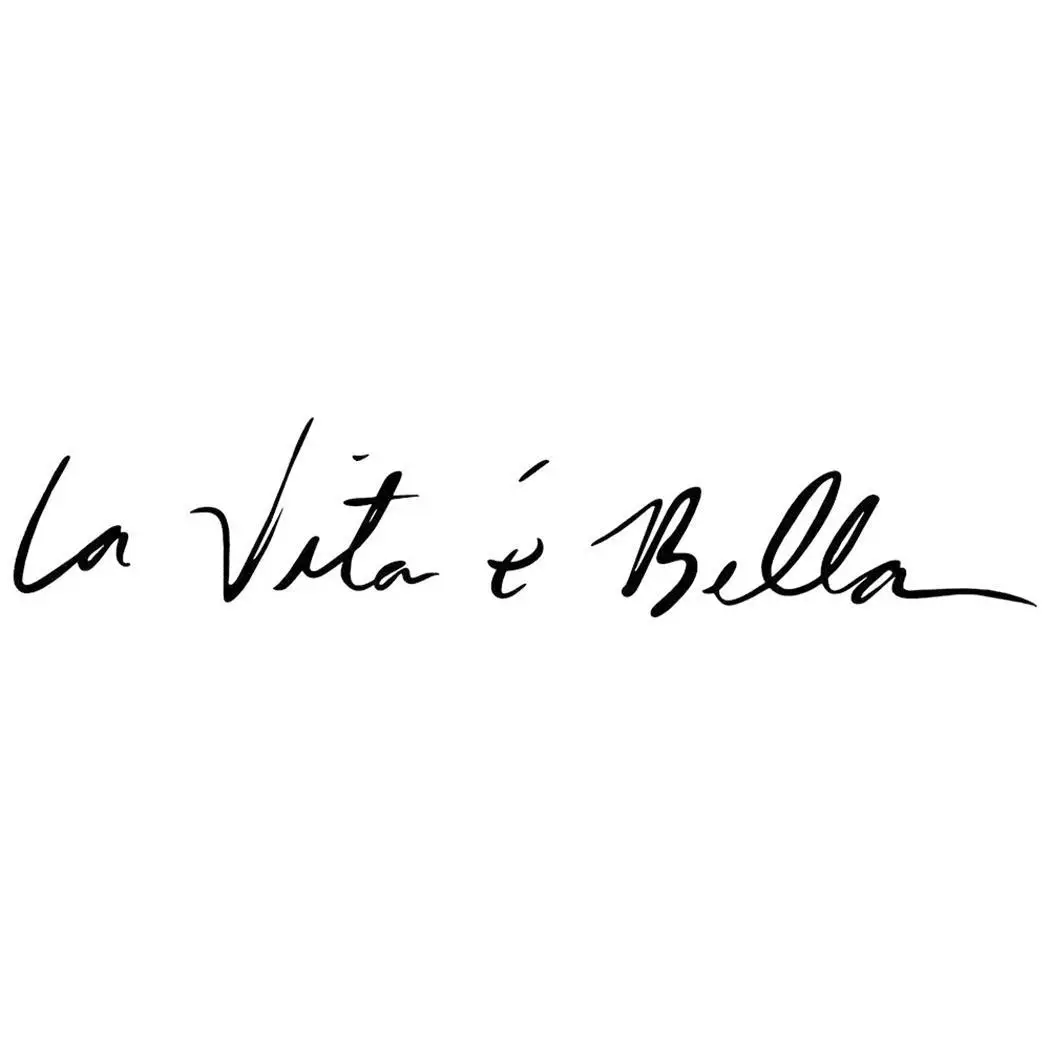 Новая классная Жизнь красивая La Body Vita E Bella (Жизнь красивая) наклейка на стену для