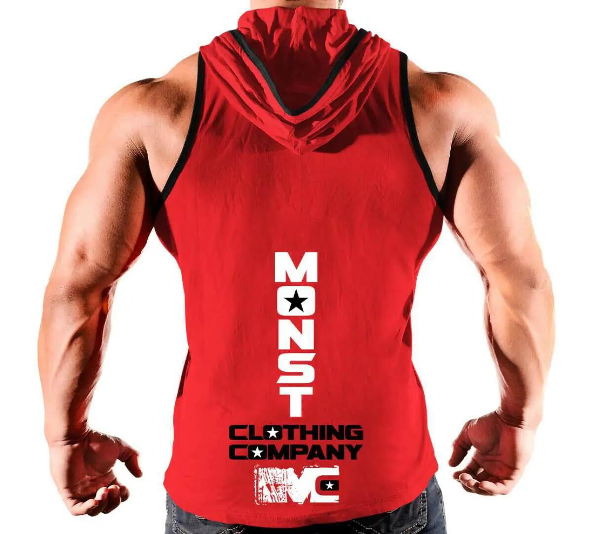 Gym Men Vest Bodybuilding Hooded Top Muscle Clothing Stringer Hat T-Shirt | Мужская одежда