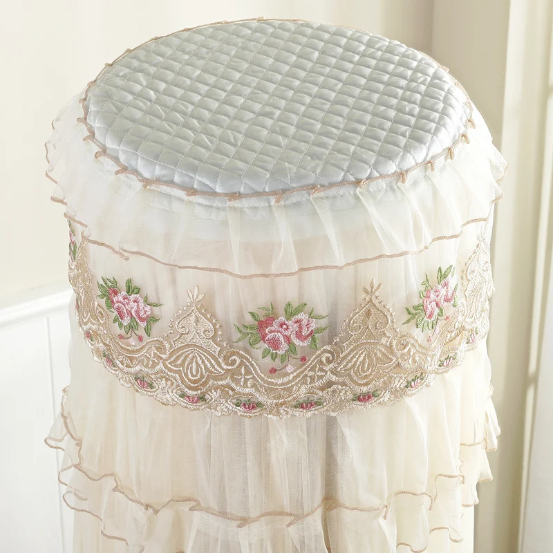 LDAJMW Vertical Air Conditioning Dustproof Lace Decorative Cover 2018 New Dust Multi-function Storage Bag | Дом и сад