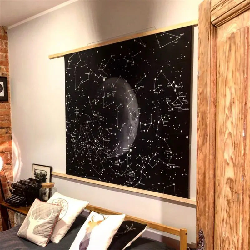 Galaxy Space Pattern гобелен настенный легкий полиэстер ткань украшения стен дома Psychedelic