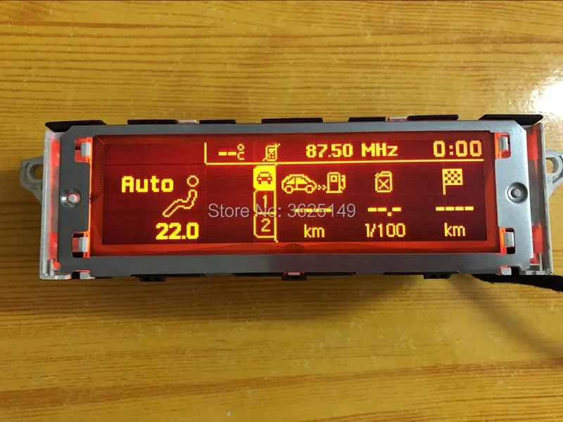 Горячая Распродажа! Оригинальный красный экран Поддержка USB Bluetooth A/C дисплей