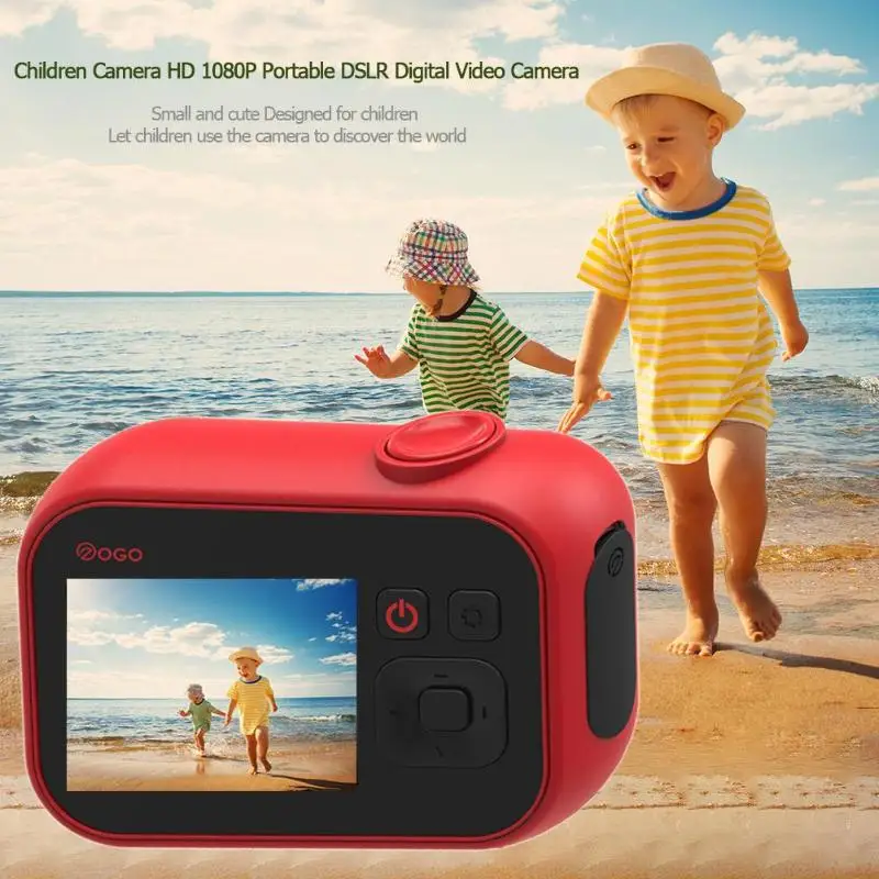Детская мини камера HD 1080P Портативная DSLR цифровая видеокамера для домашнего
