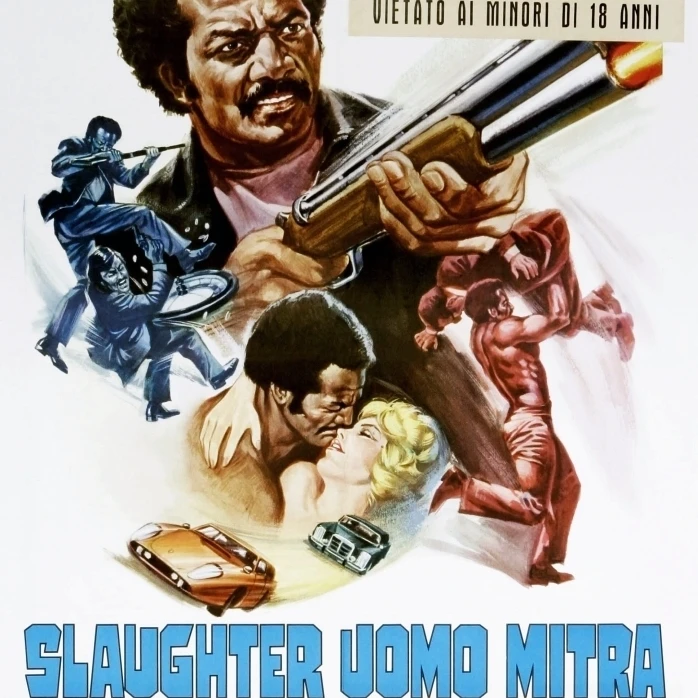 Slaughter (Aka Uomo Mitra) Итальянский Плакат Jim Brown Стелла Стивенс 1972 постер с фильмом Masterprint