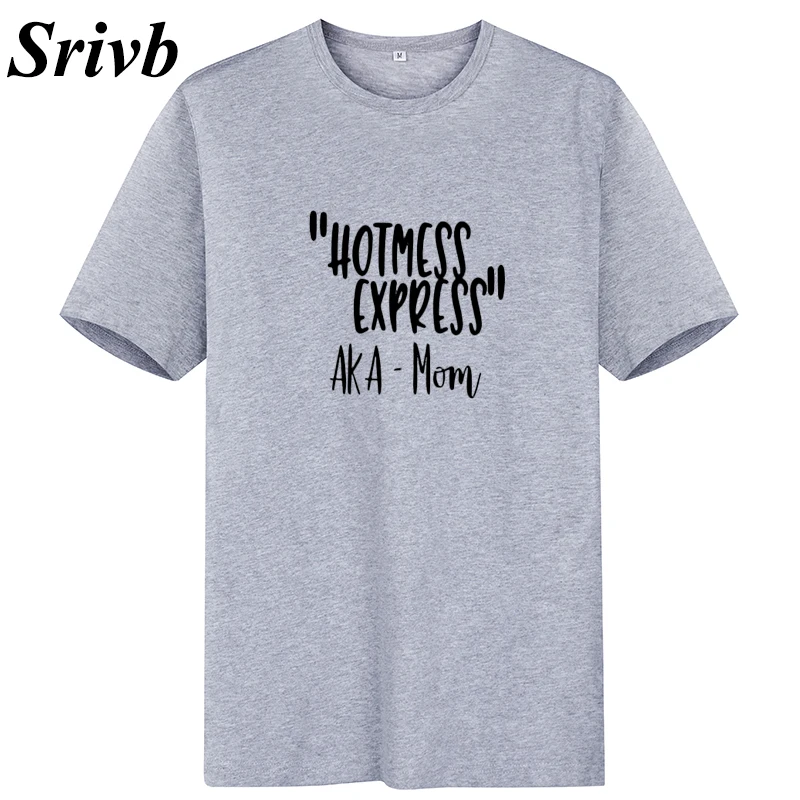 Женская футболка с коротким рукавом Srivb Hotmess Express забавная в стиле хип-хоп принтом