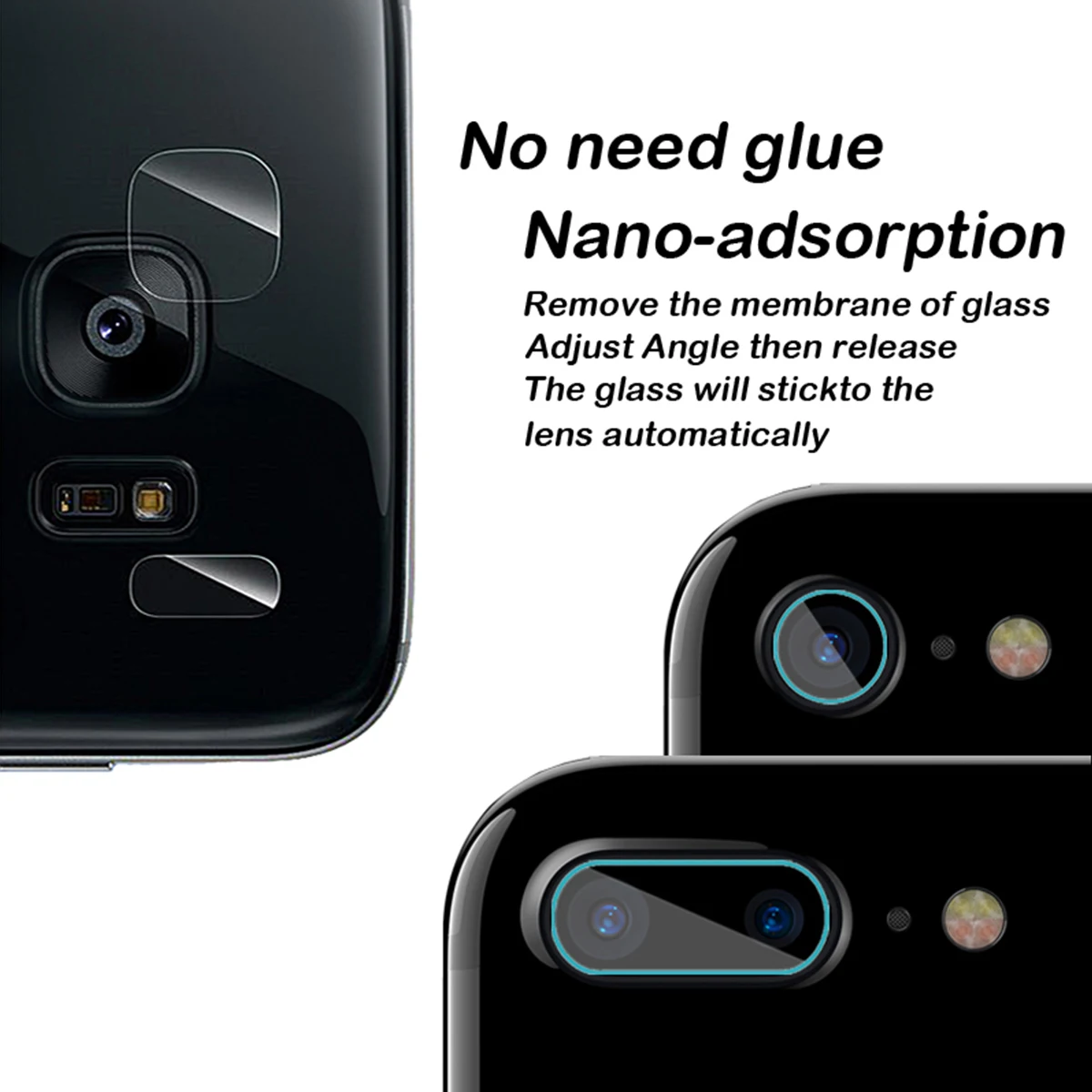 Защитная пленка из закаленного стекла для iPhone задней камеры защита от царапин