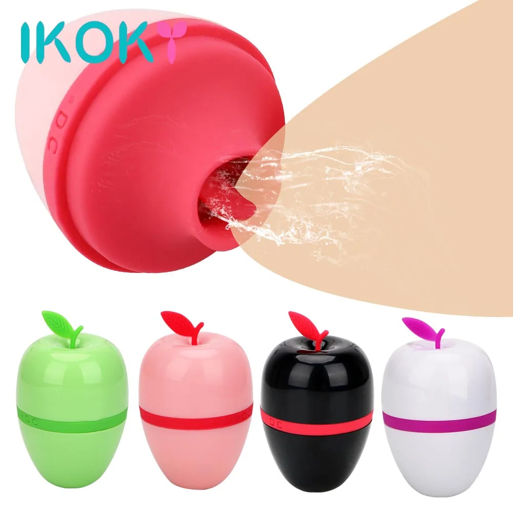 IKOKY язык вибратор Стимуляция клитора эротический массажер сосков женская